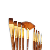 Keep Smiling Artist Brush Set | Mix | 10 Pcs