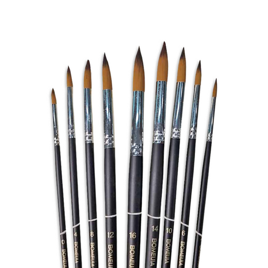 Bomeijia Round Brush Set | 9 Pcs