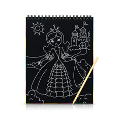 Creative Graffiti Scratch Paper Art Set for Kids