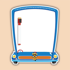 Small Van Shape Whiteboard
