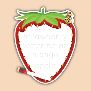 Small Strawberry Shape Whiteboard
