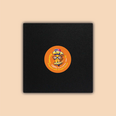 10-Inch Black Square Canvas Board
