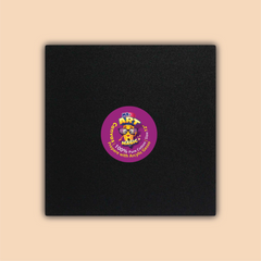 12-Inch Black Square Canvas Board
