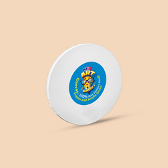 6-Inches Round White Canvas Board