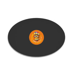Oval Black Canvas Board