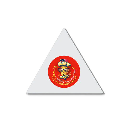 Triangle White Canvas Board