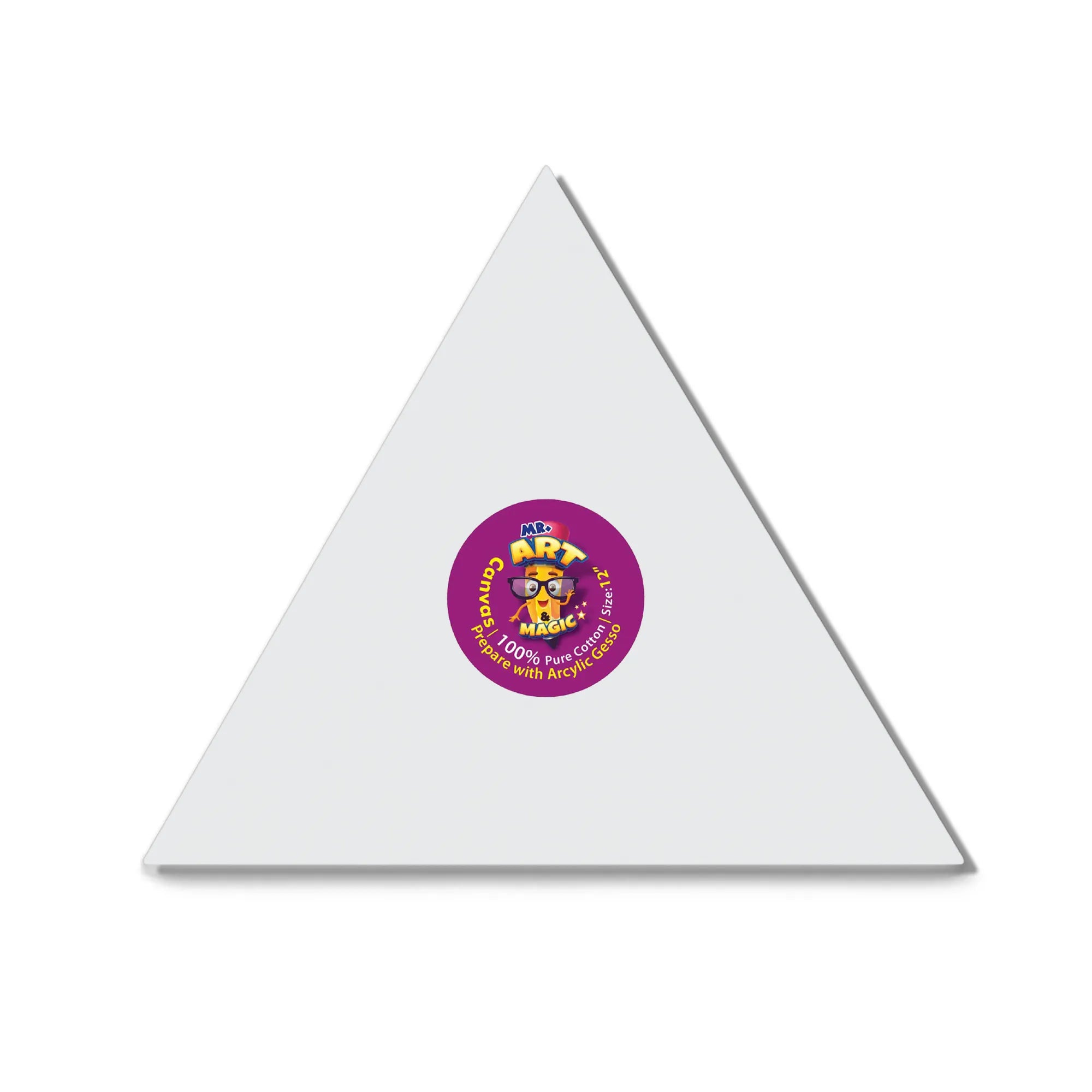 Triangle White Canvas Board
