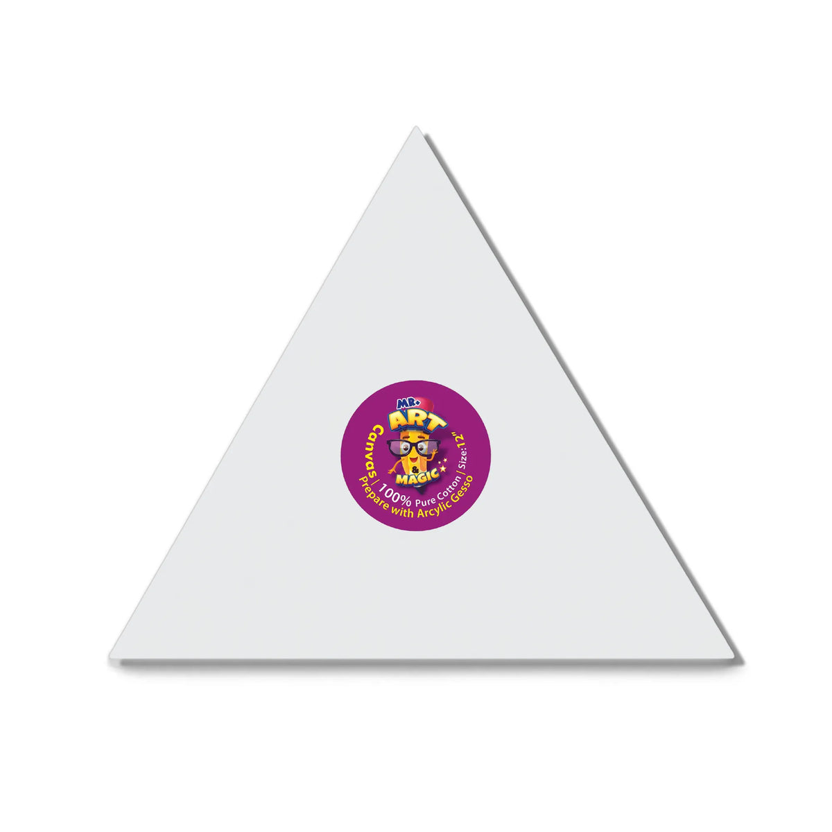 Triangle White Canvas Board