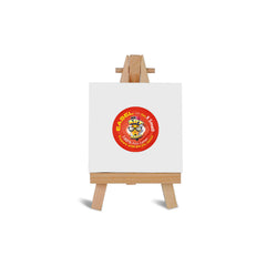 Easel with Square White Canvas