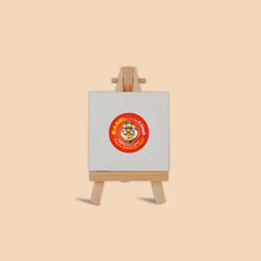 X Small Easel with Square White Canvas
