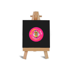 Easel with Square Black Canvas
