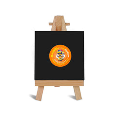 Easel with Square Black Canvas