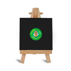 Easel with Square Black Canvas