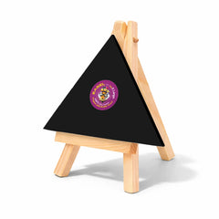 Easel with Triangle Black Canvas