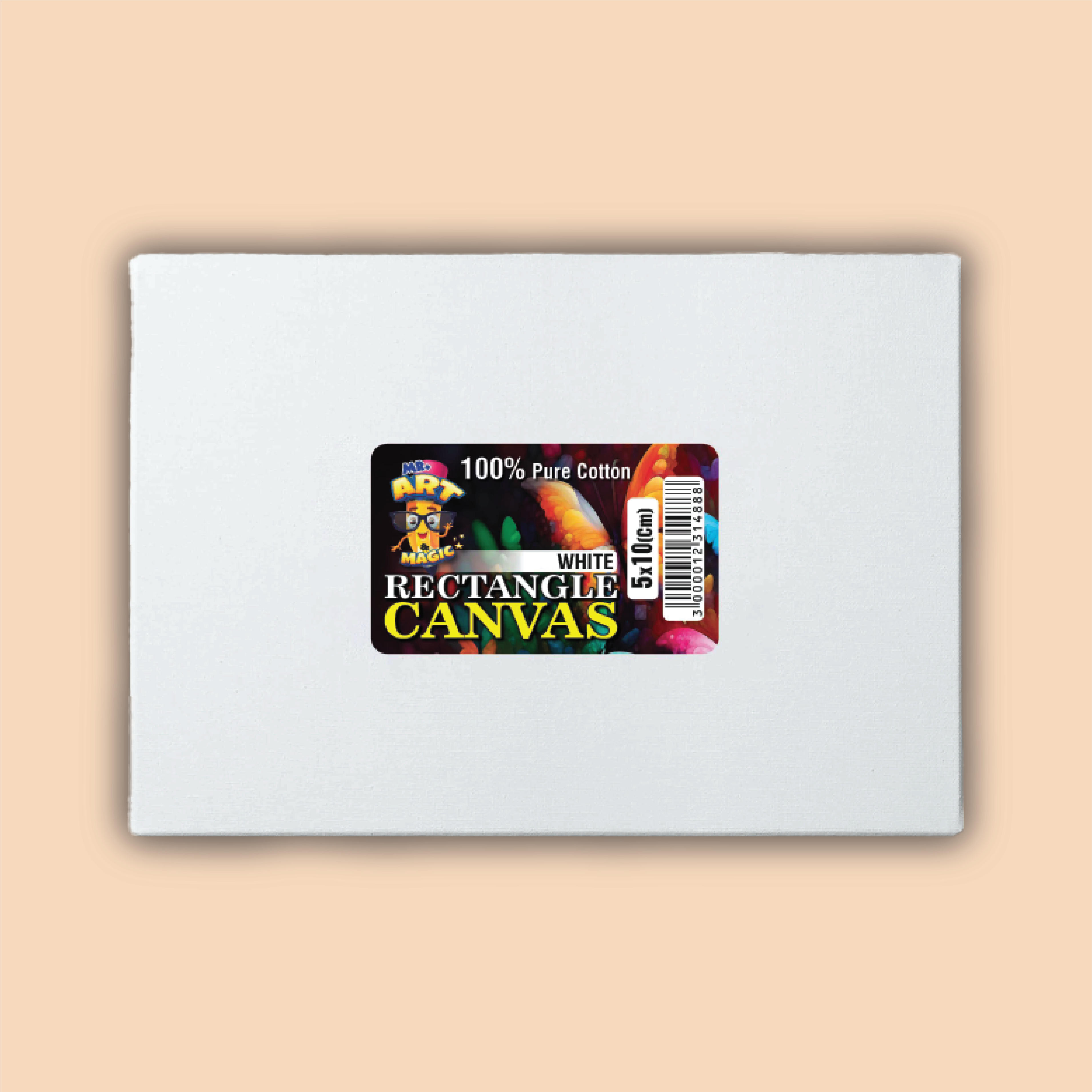 12x16 inch Rectangle White Canvas Board