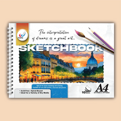 10 Pages A4 Sketchbook
