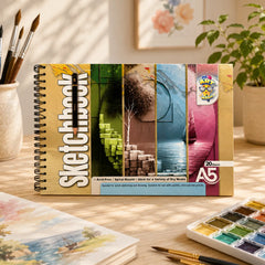 Artist Essentials Bundle | Palette Knives + Palette + Brushes + Sketchbook | 10% Off