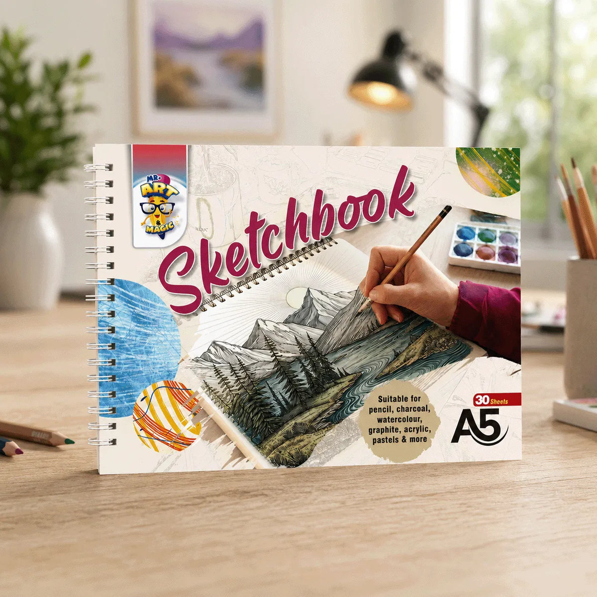30 Pages A5 Sketchbook