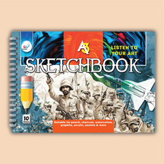 10 Pages A3 Sketchbook
