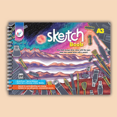 20 Pages A3 Sketchbook