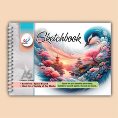 20 Pages A6 Sketchbook

