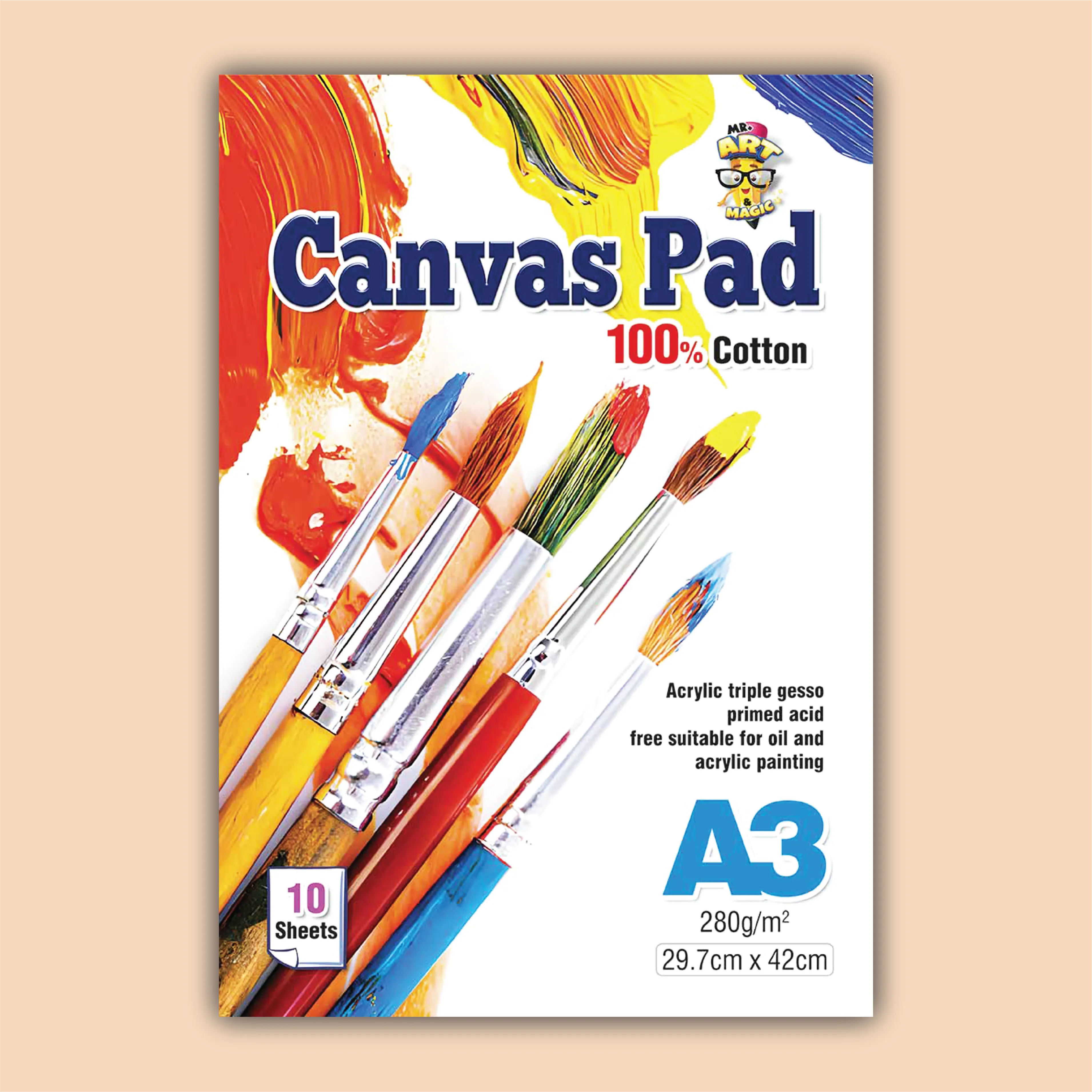 Artistic A3 Canvas Pad
