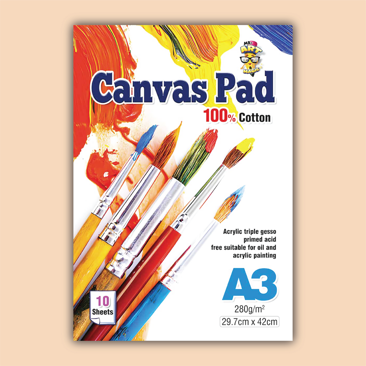 Artistic A3 Canvas Pad