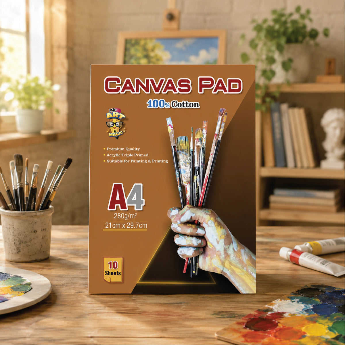 Artistic A4 Canvas Pad