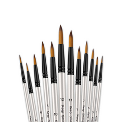 Paint & Brush Combo Bundle | 24 Acrylic Paints + Palette + Brush Set | 10% Off