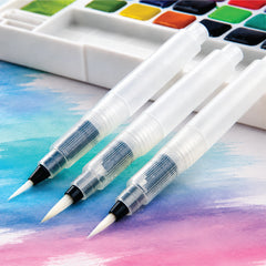 Keep Smiling Water Brush Pen | 3 Pcs
