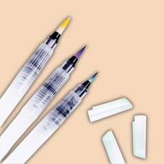Keep Smiling Water Brush Pen | 3 Pcs
