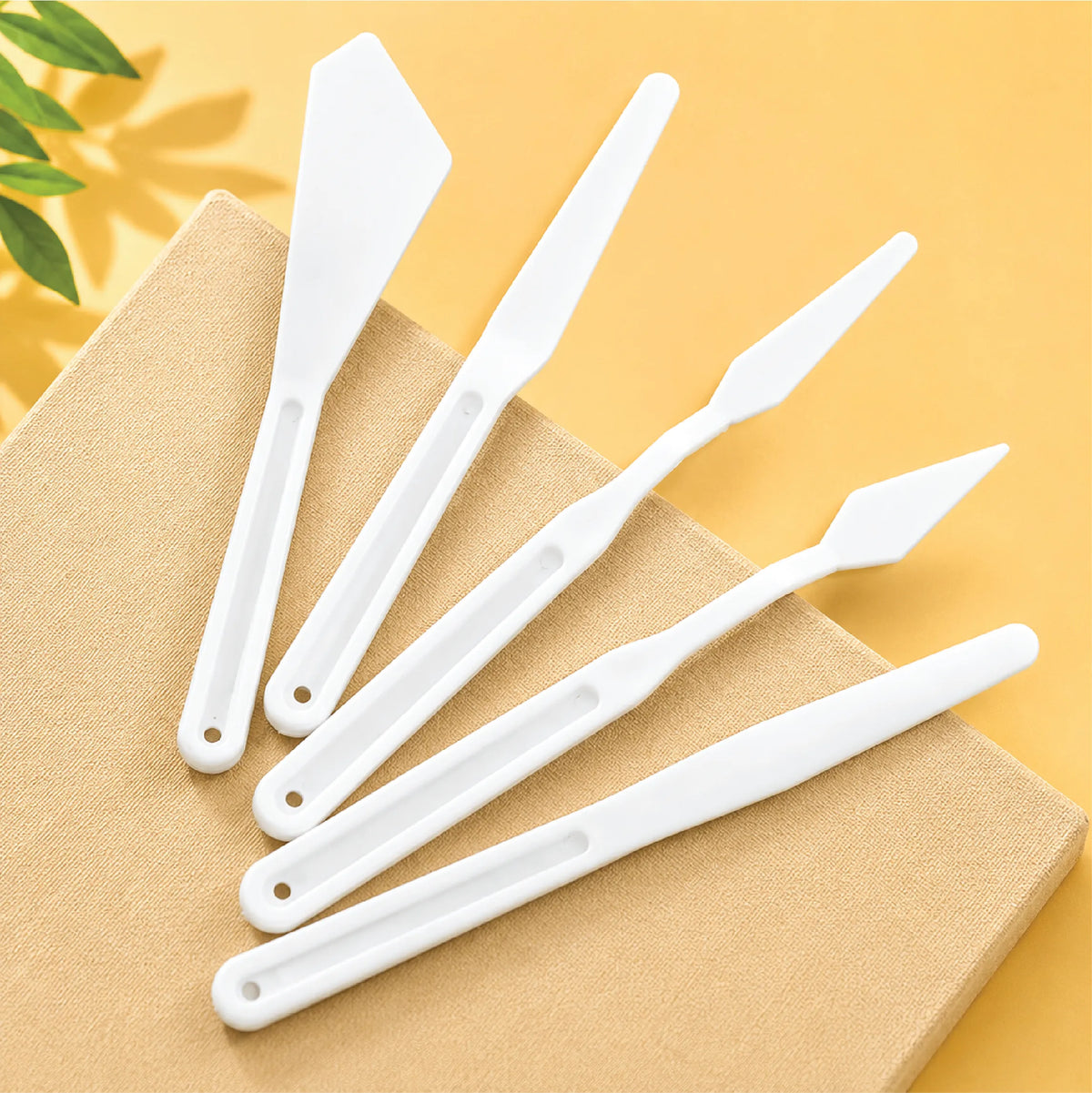 Keep Smiling Plastic Palette Knife Set | 5 Pcs