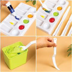 Keep Smiling Plastic Palette Knife Set | 5 Pcs