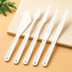 Keep Smiling Plastic Palette Knife Set | 5 Pcs