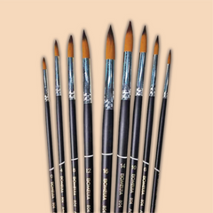 Bomeijia Round Brush Set | 9 Pcs
