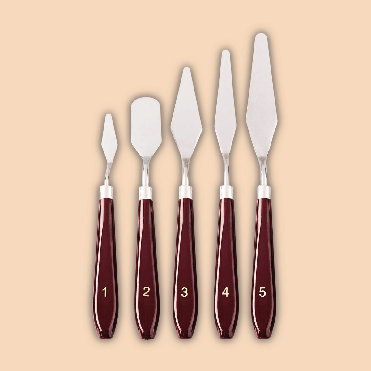 Bergino Painting Knife Set | 5 Pcs