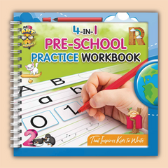 4 in 1 Pre School Practice Workbook