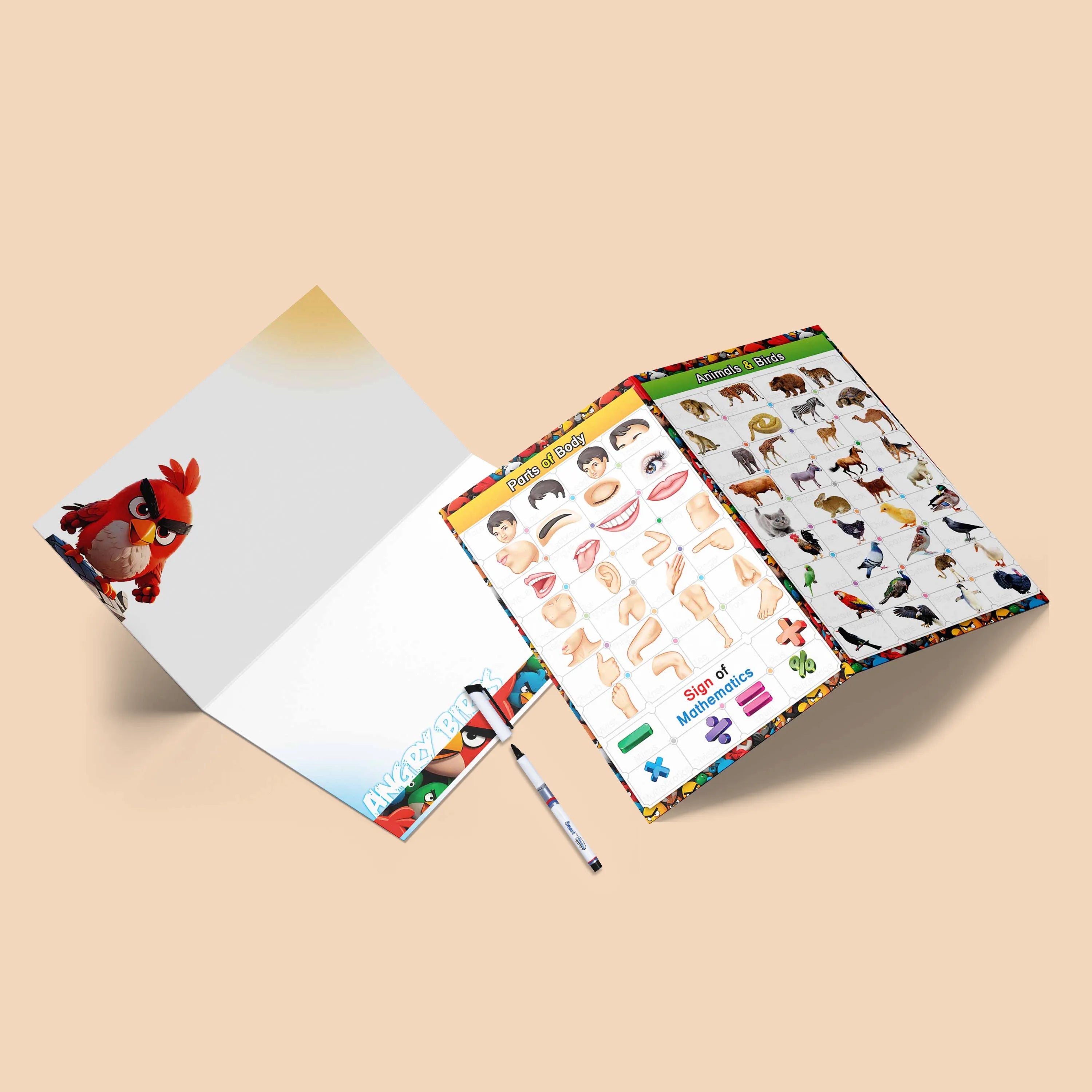 Angry Bird Educational Whiteboard
