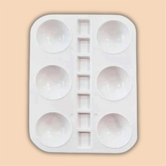 Mixing Paint Palette | 6 colors | Square
