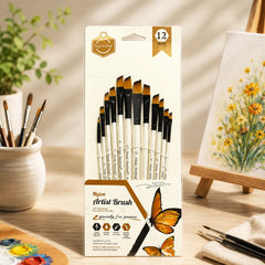 Keep Smiling Artist Brush Set | 12 Pcs