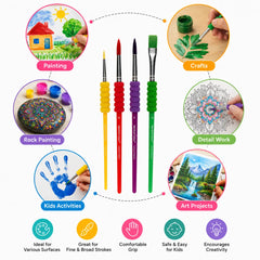 Keep Smiling Childern Brush Set 4 Pcs