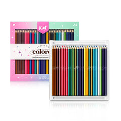 24 Premium Colored Pencils Set-Perfect Art Supplies