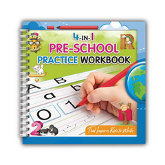 4 in 1 Pre School Practice Workbook