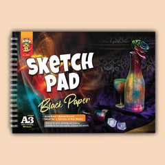 A3 Black Sketchpad
