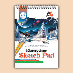 A4 Watercolour Sketchpad
