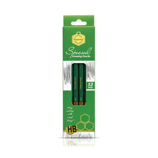 KeepSmiling Special HB Drawing Pencils | 12 Pcs | For Sketching, Writing & Art