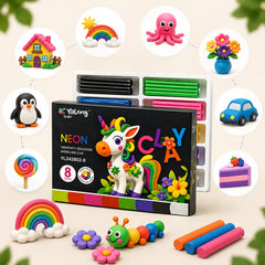 Creative Education Clay Set for Kids | 8 Bright Colors |