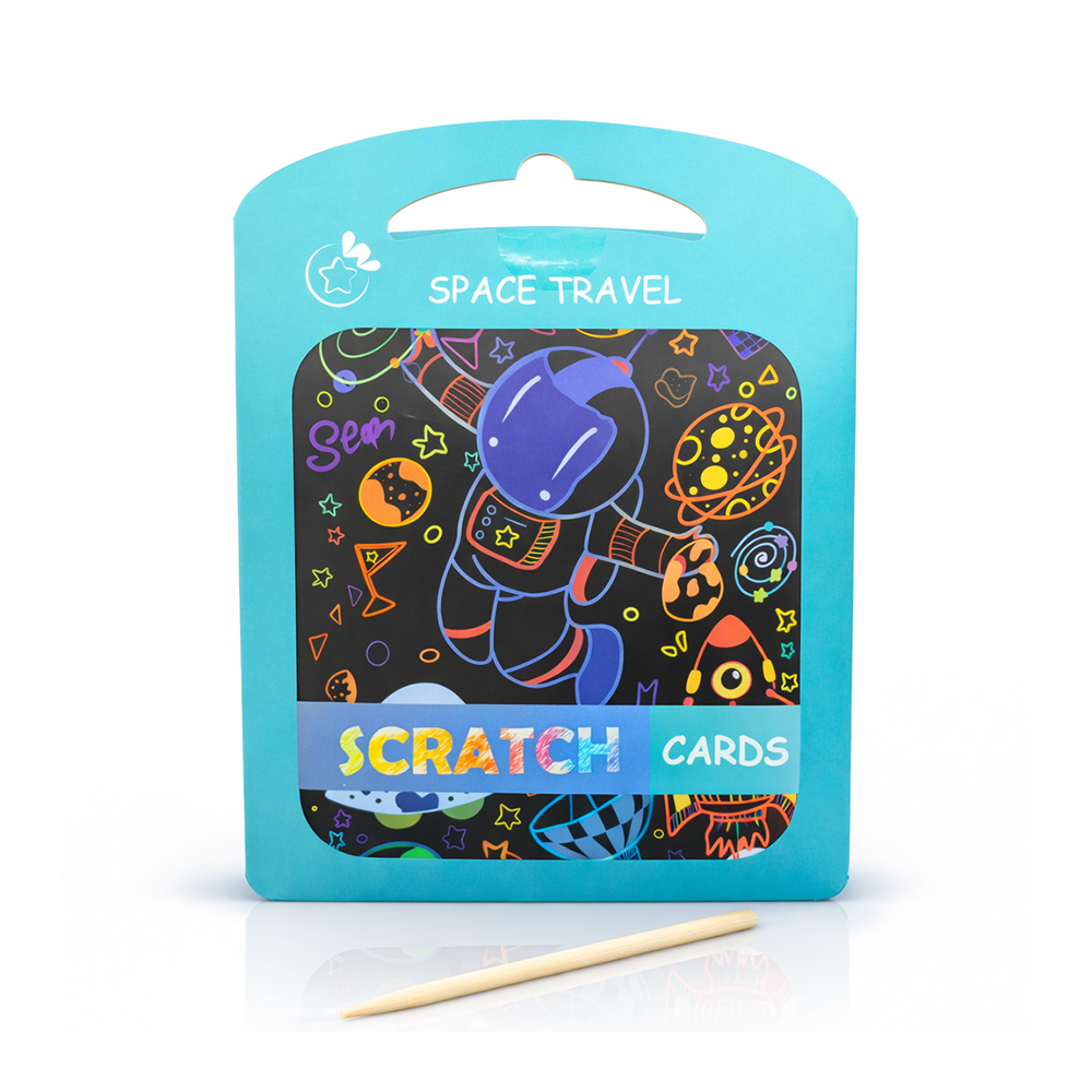 Space Travel Magic Scratch Paper