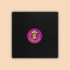 12-Inch Black Square Canvas Board