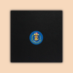 14-Inch Black Square Canvas Board